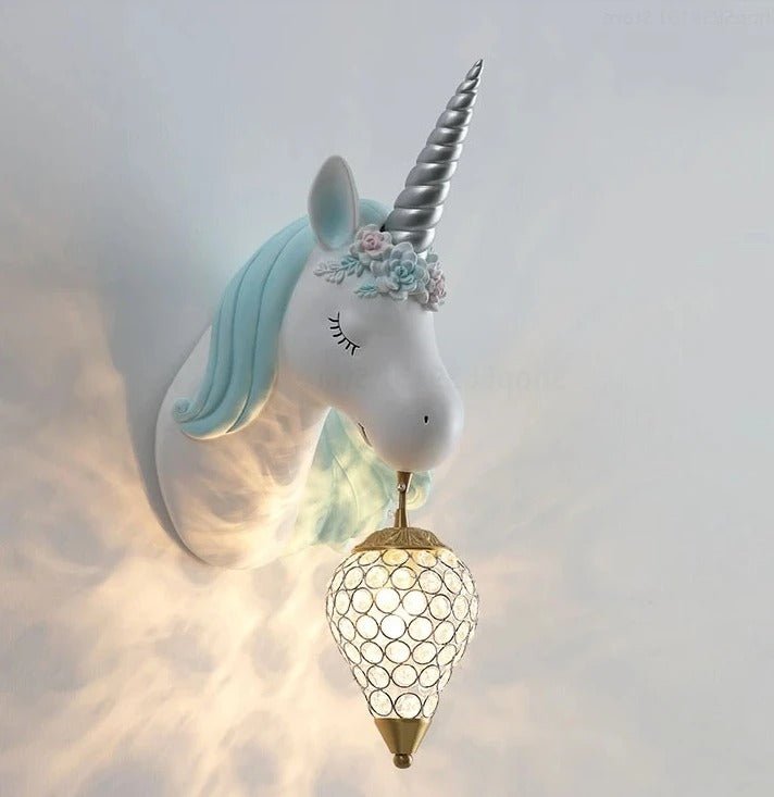Unicorn Wall Lamp for Kids Rooms
