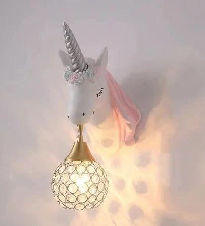 Unicorn Wall Lamp for Kids Rooms