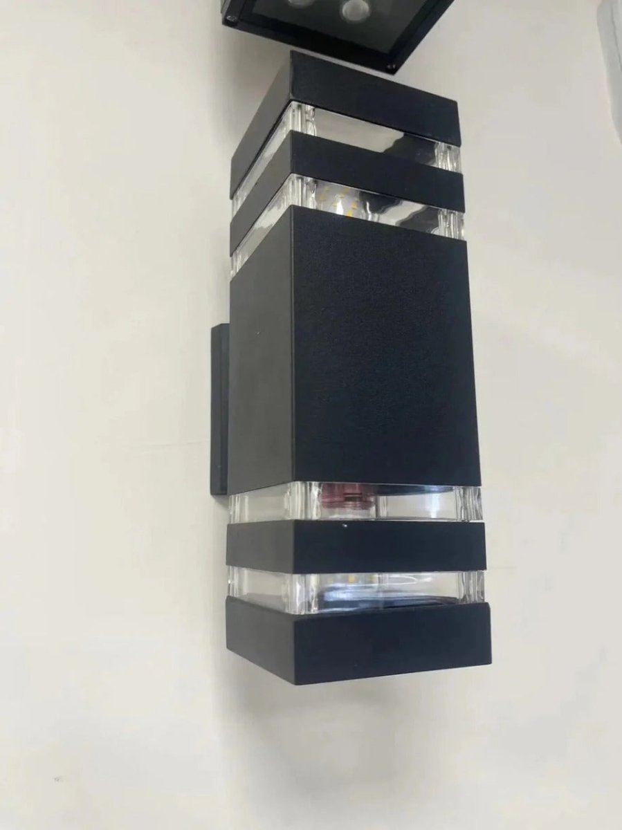 Up Down Black Outdoor Wall Sconce