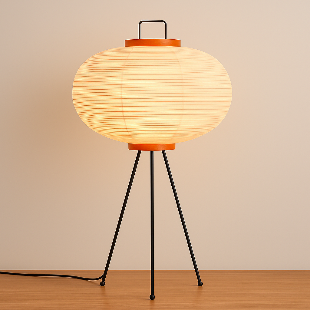 Wabi Sabi Tripod Paper Standing Floor Lamp