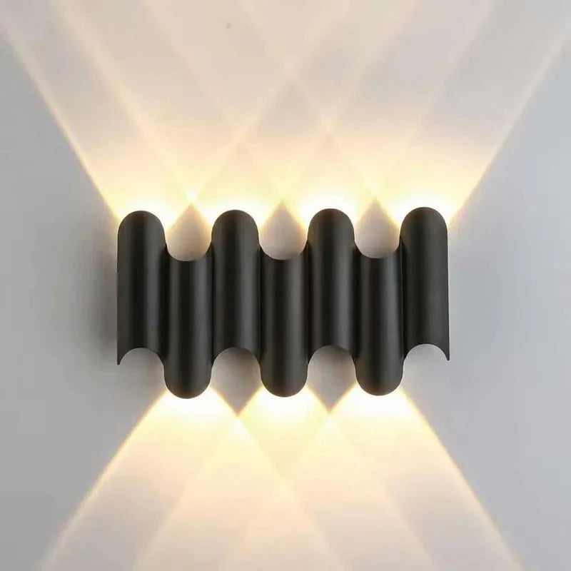 Wave LED Up Down Wall Sconce