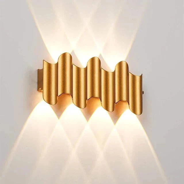 Wave LED Up Down Wall Sconce