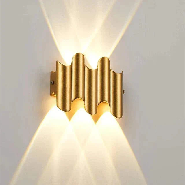 Wave LED Up Down Wall Sconce
