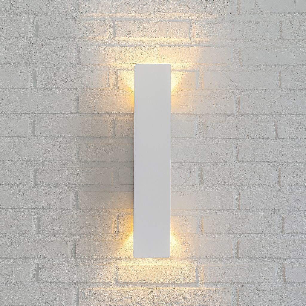 White Weatherproof LED Wall Lights - Outdoor Style and Durability