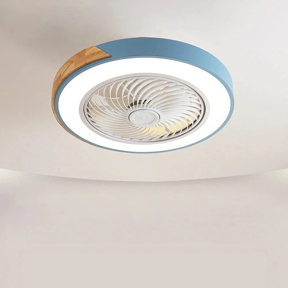 Wood Ceiling Fans with LED Lights