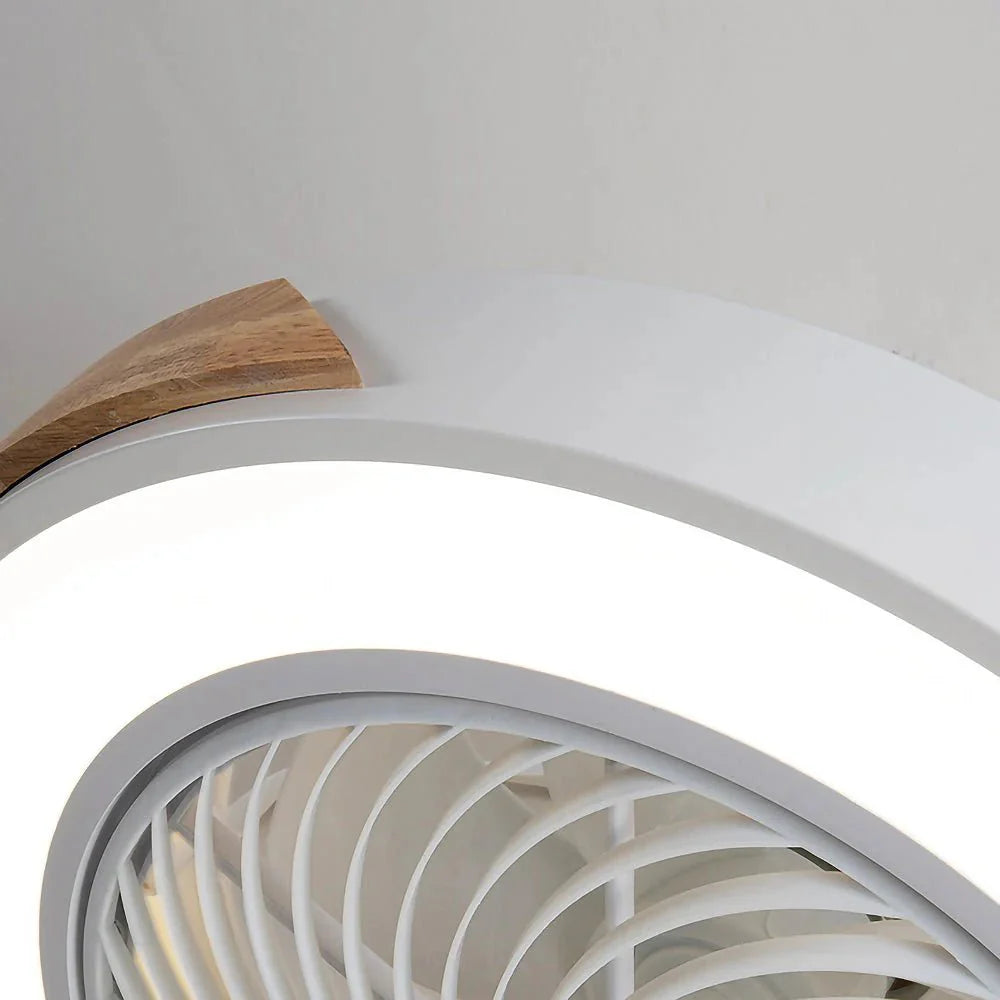 Wood Ceiling Fans with LED Lights