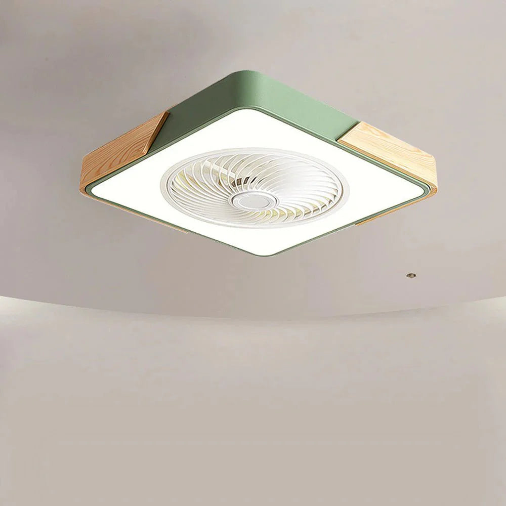 Wood Ceiling Fans with LED Lights