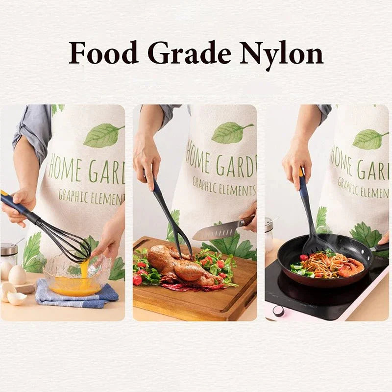 11-Piece Minimalist Non-Stick Heat-Resistant Kitchen Utensil Set