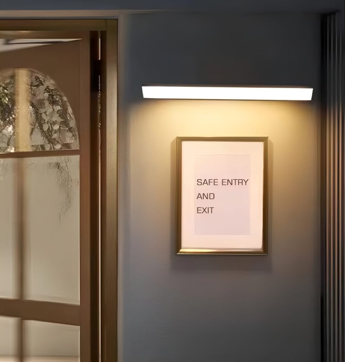 AuraGuard LED Outdoor Wall Light - Waterproof and Energy Efficient