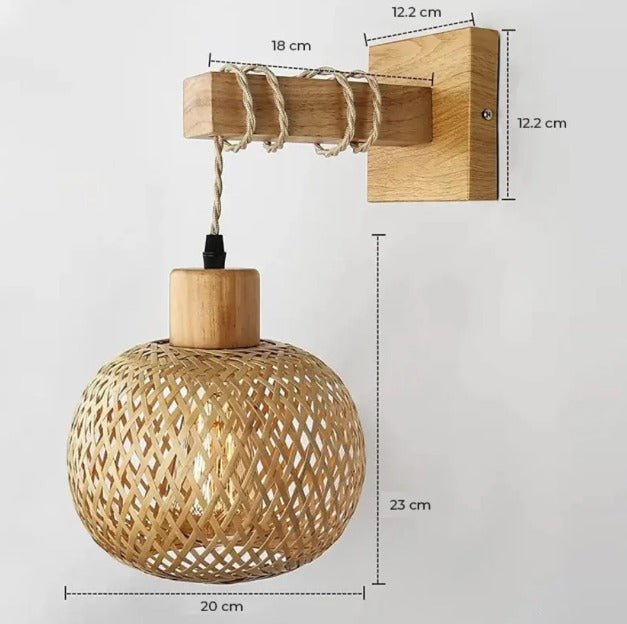 Bakit Rattan Wall Lamp