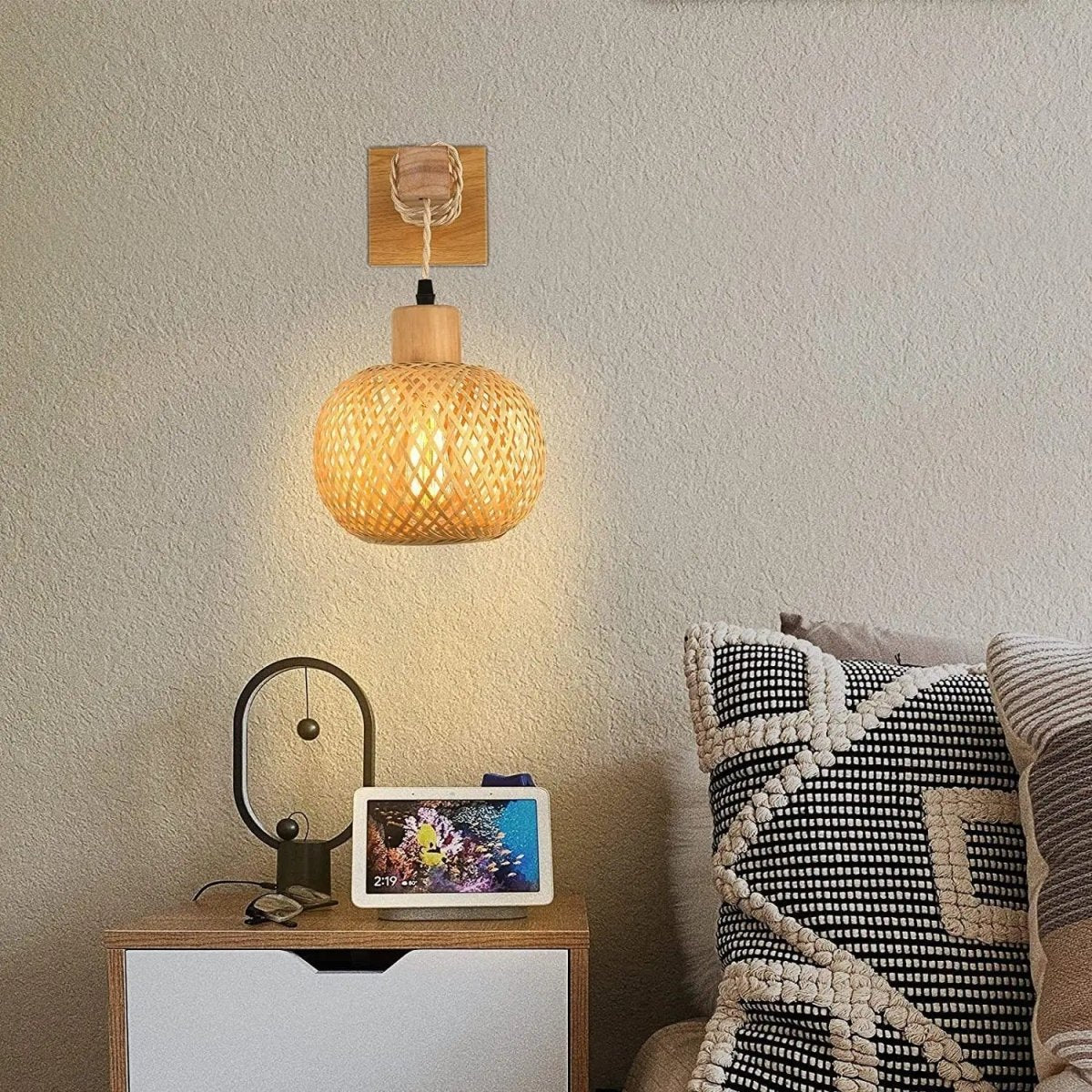 Bakit Rattan Wall Lamp