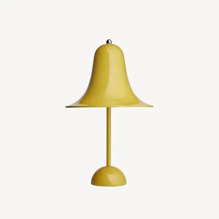 Bell-Shaped Table Lamp with Glossy Finish