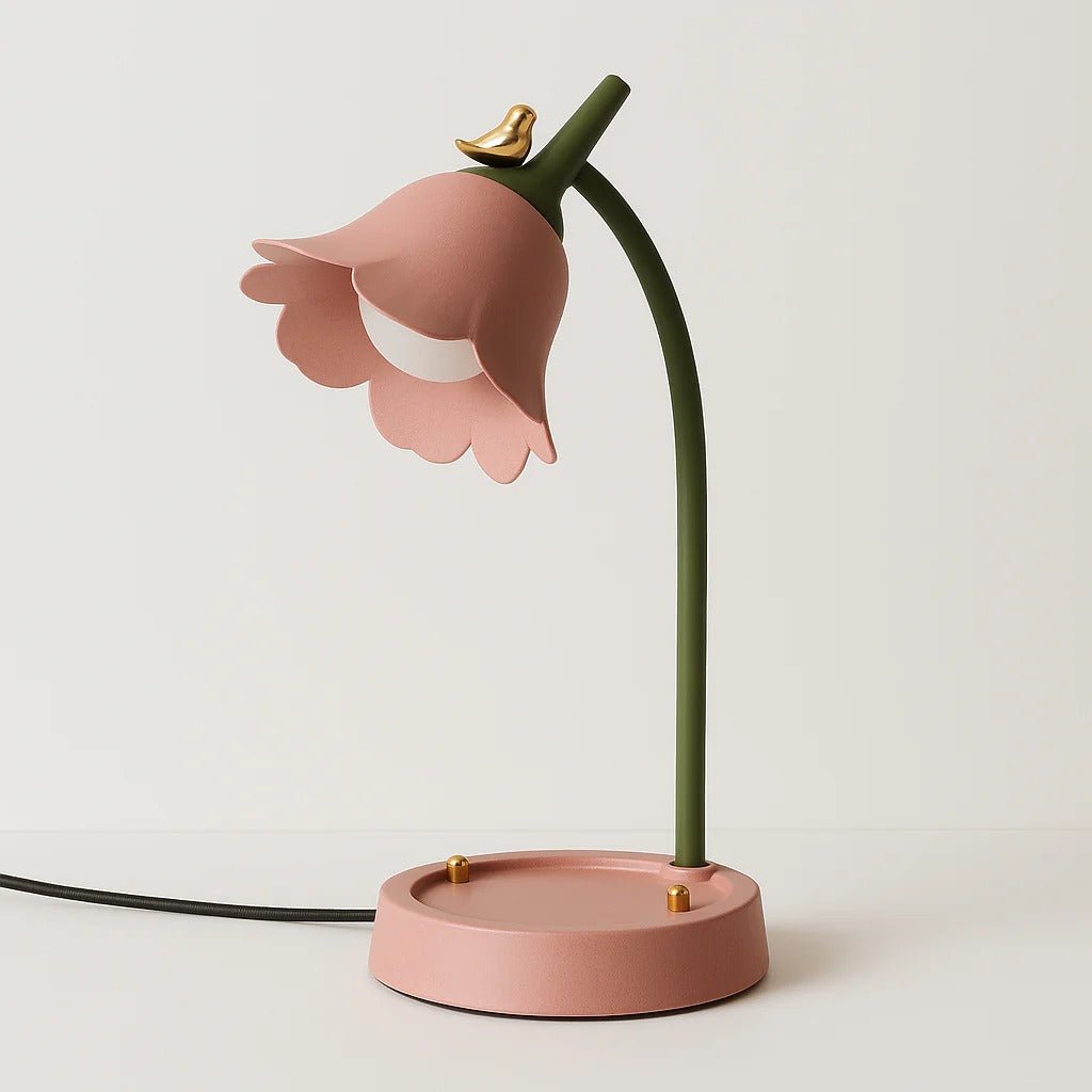 Bird and Flower LED Table Lamp