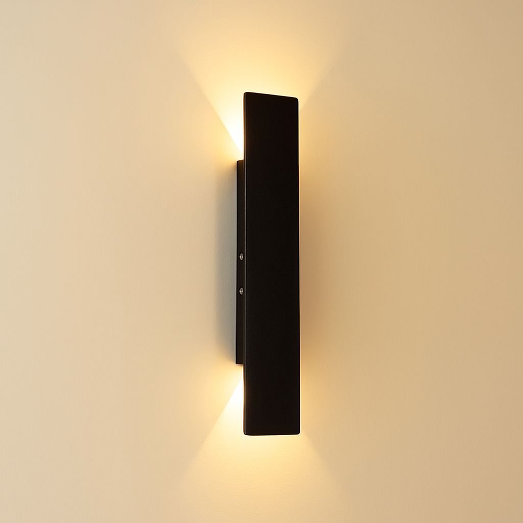 Black Weatherproof LED Wall Lights - Outdoor Style and Durability