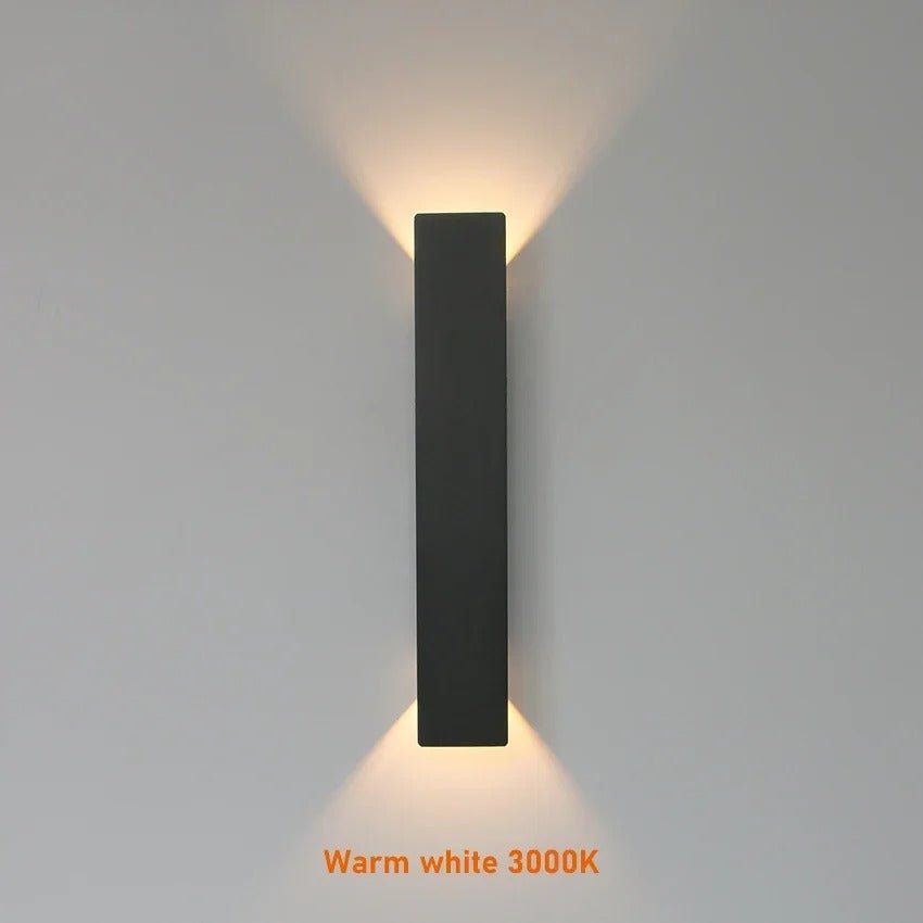 Black Weatherproof LED Wall Lights - Outdoor Style and Durability
