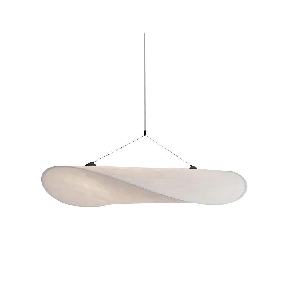 Boho LED Ceiling Light with Silk Shade