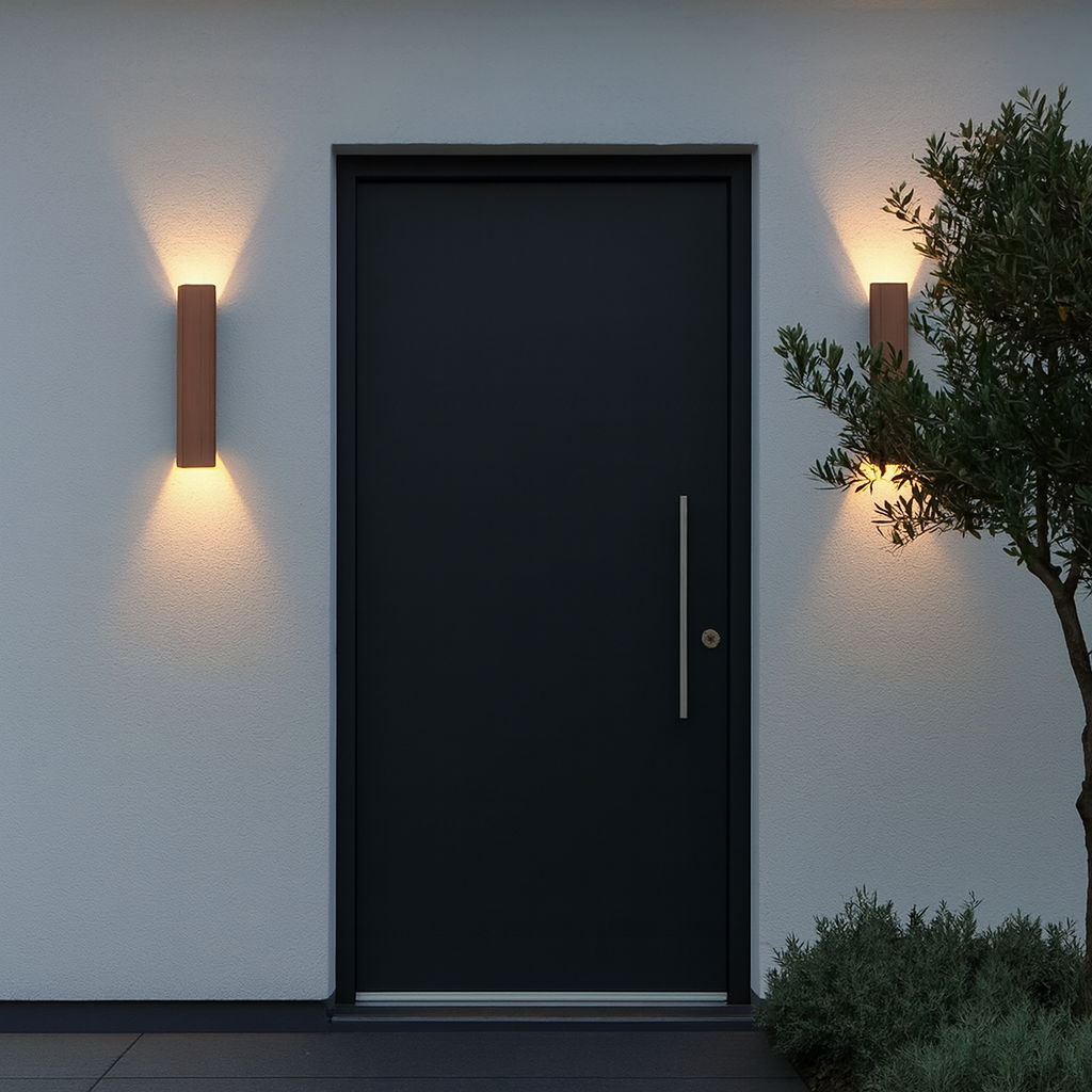 Bronze Waterproof External Wall Lights - Durable Exterior Fixture