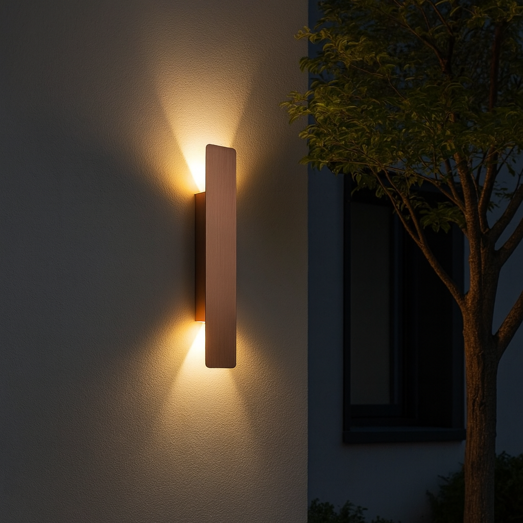 Bronze Waterproof External Wall Lights - Durable Exterior Fixture