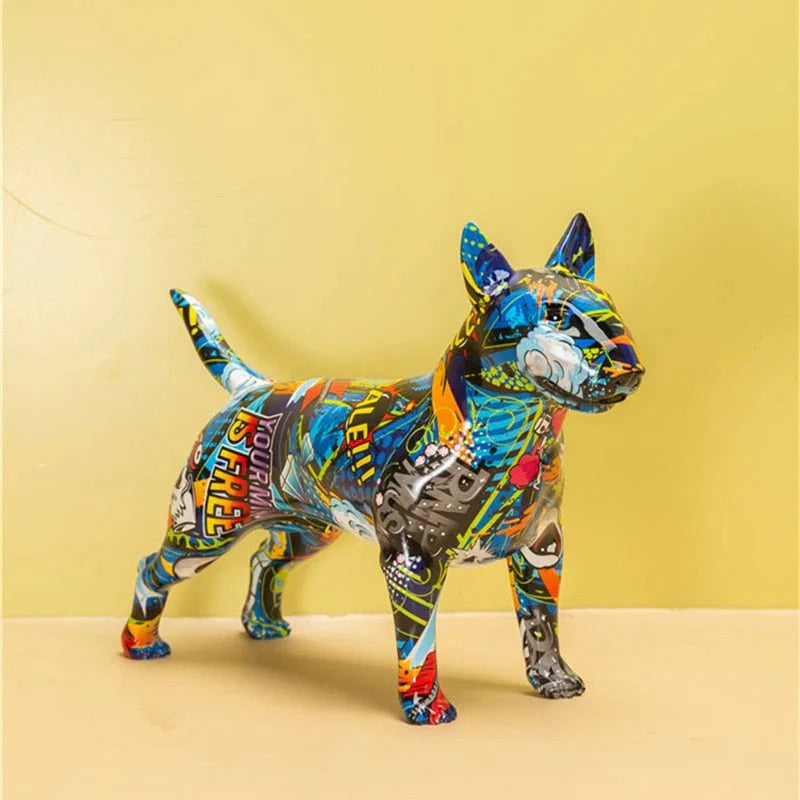 Bull Terrier Art Sculpture
