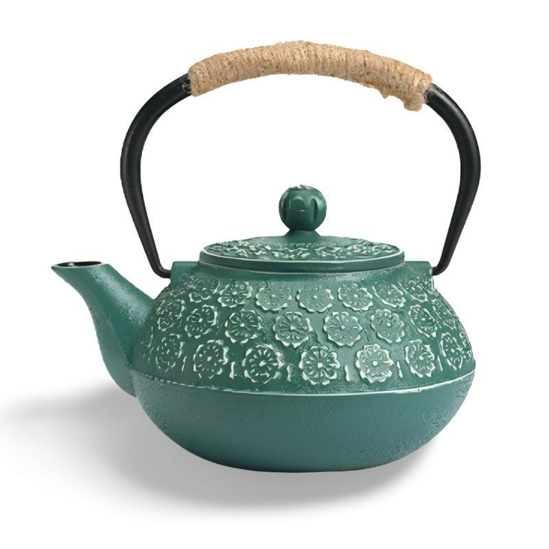 Cast Iron Teapot Japanese Style with Infuser