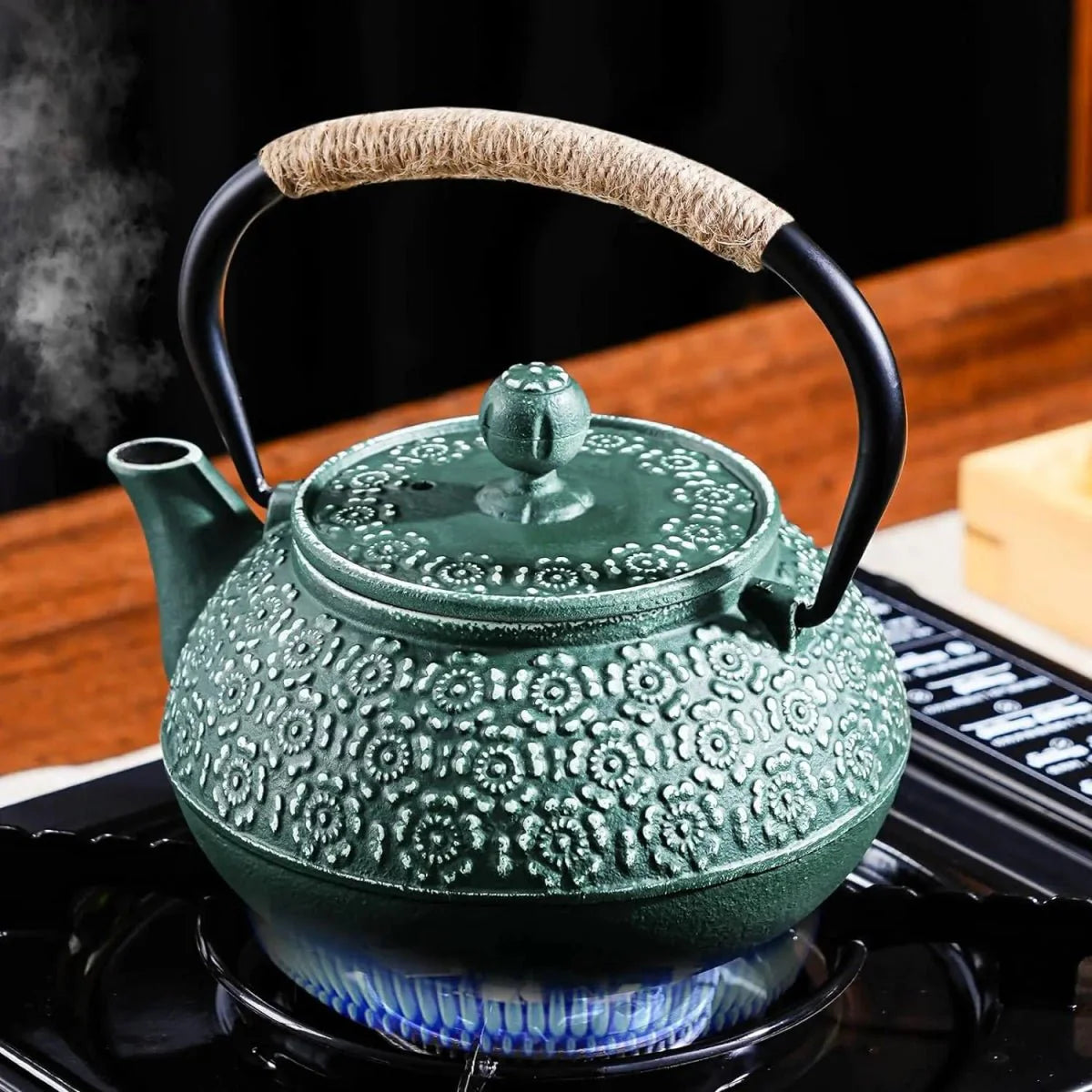 Cast Iron Teapot Japanese Style with Infuser