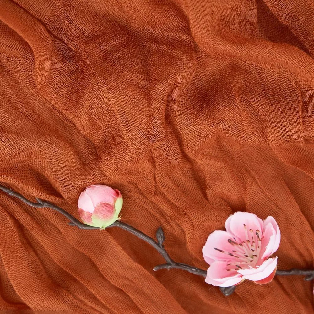 Cheesecloth Table Runner 10 Piece Set