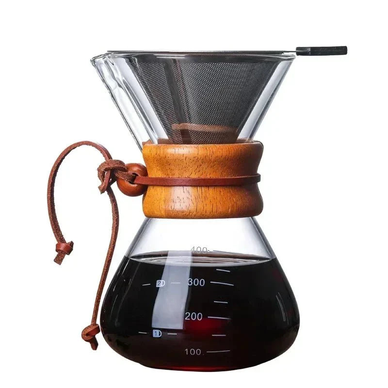 Chemex Coffee Pot with Hario V60 Dripper Set