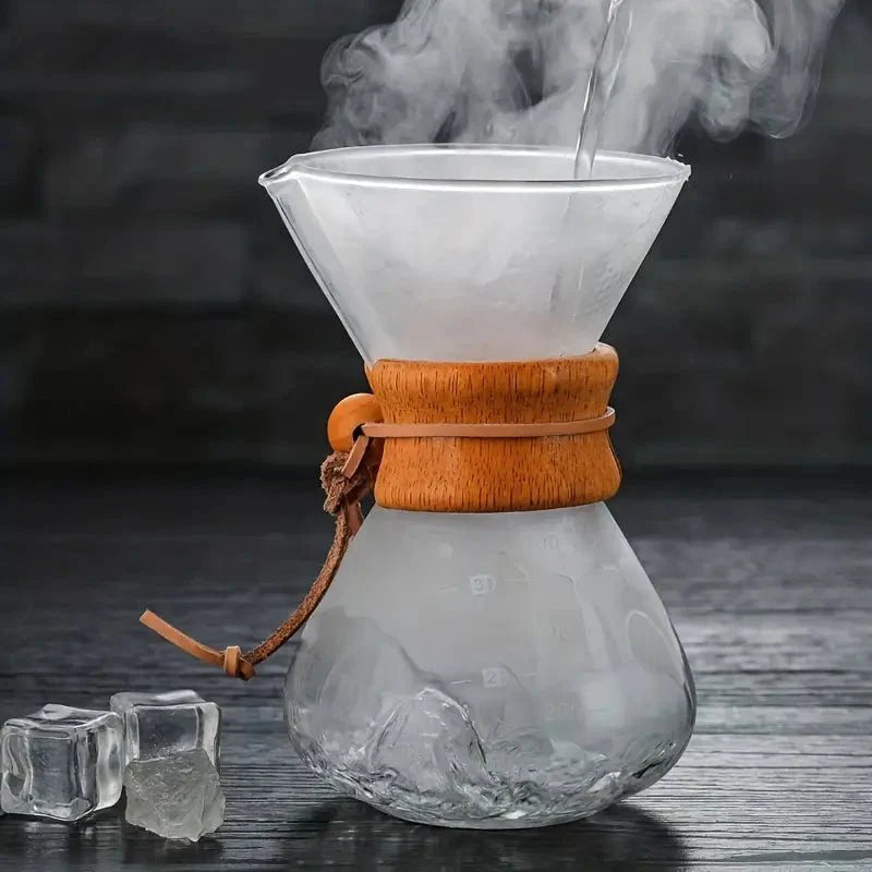 Chemex Coffee Pot with Hario V60 Dripper Set