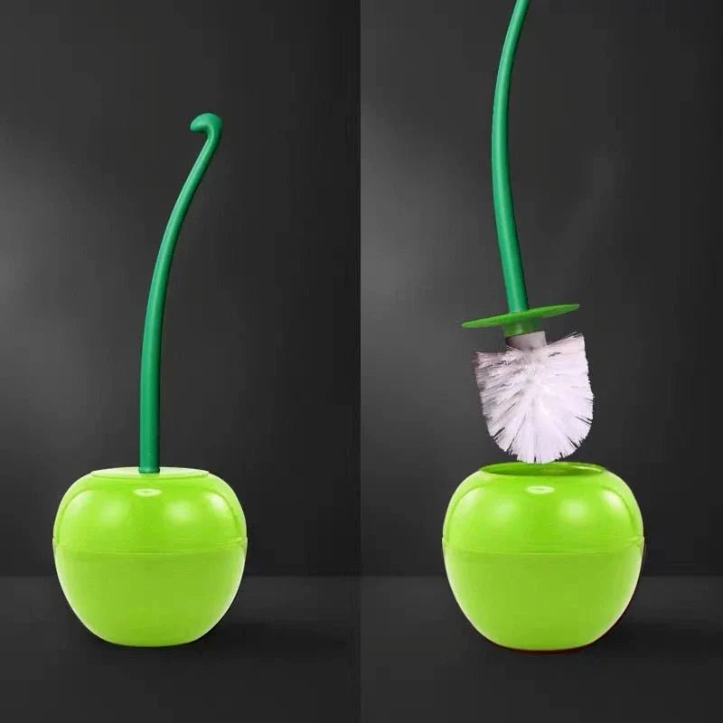 Cherry Toilet Brush and Holder | Decorative & Hygienic