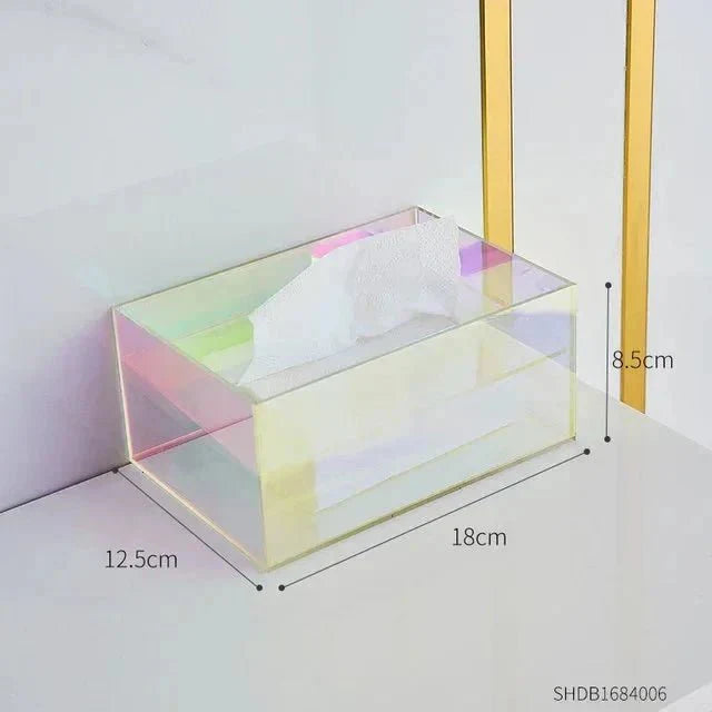 Colorful Acrylic Tissue Box Holder