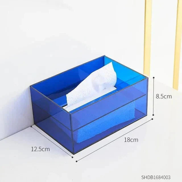 Colorful Acrylic Tissue Box Holder