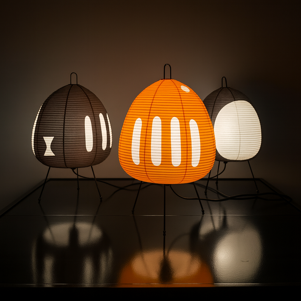 Colorful Paper Japanese Floor Lamp | LED Standing Light