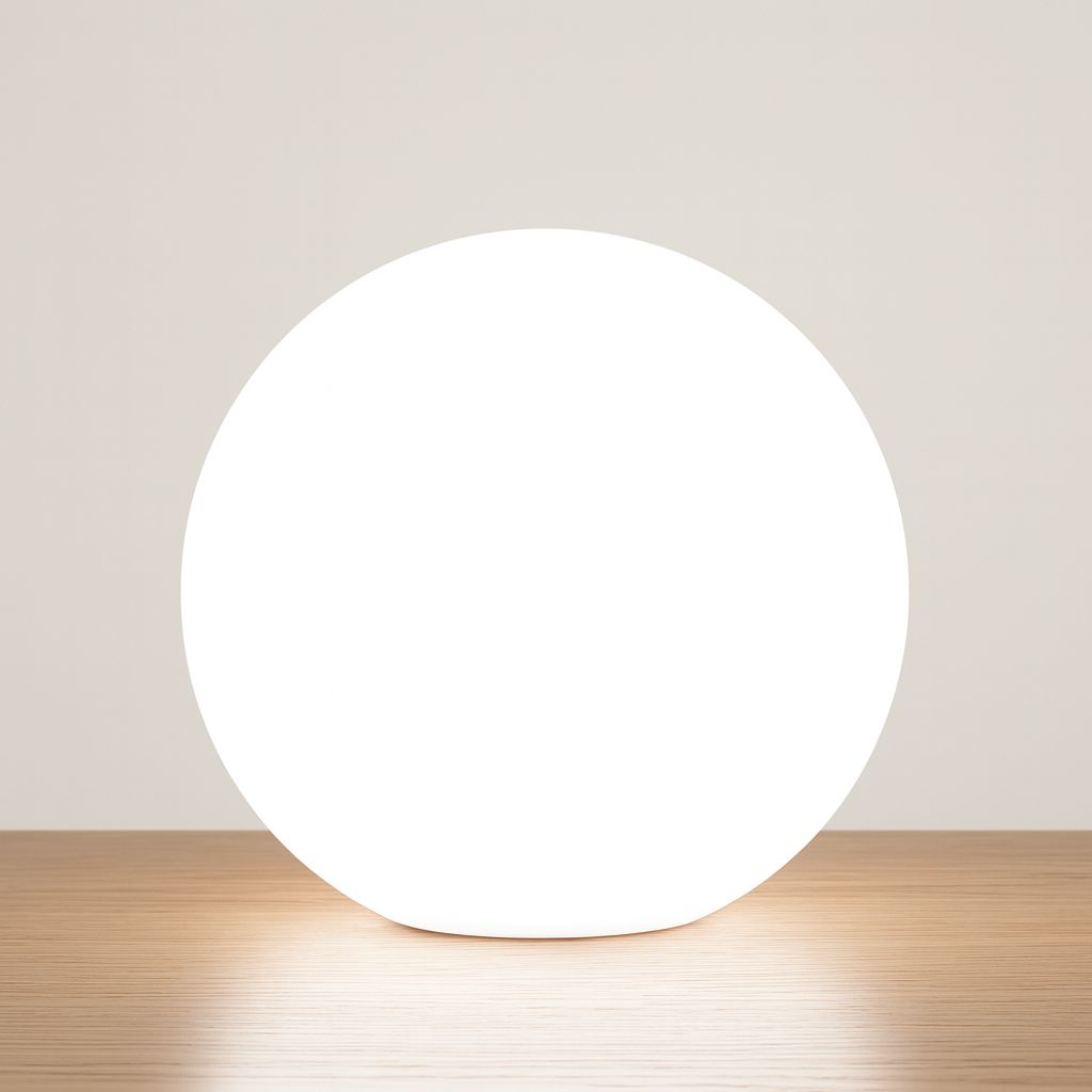 Cordless LED Moon Table Lamp