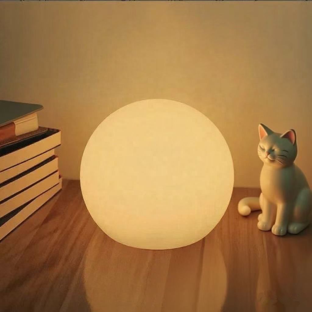 Cordless LED Moon Table Lamp