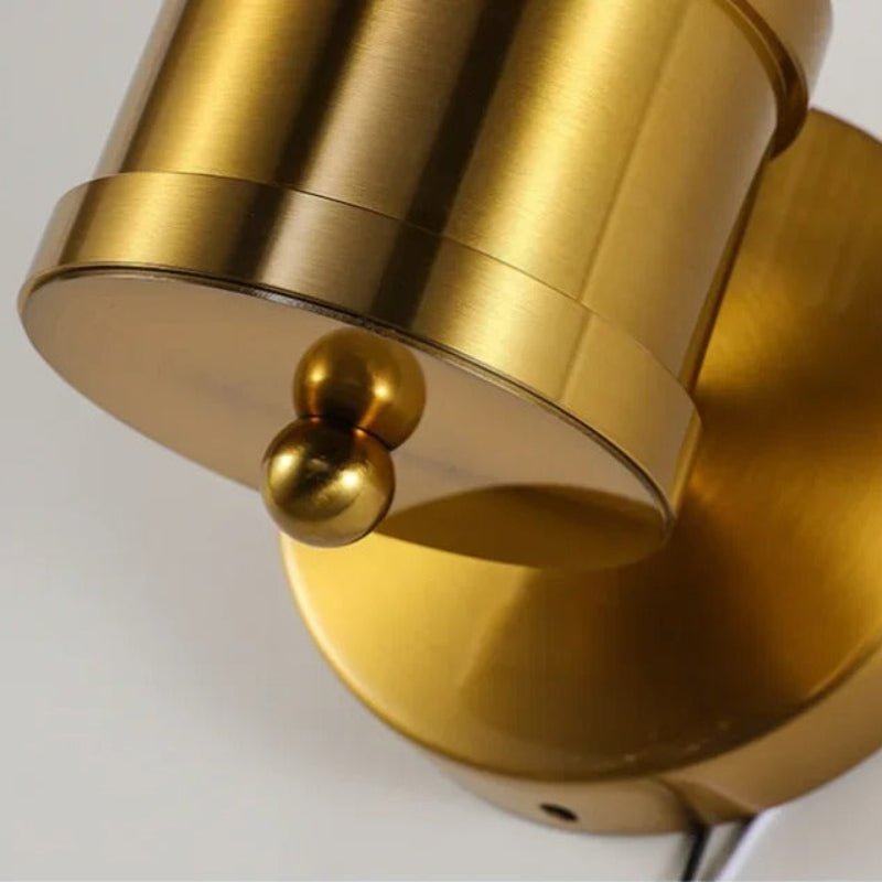 Cylindrical Glass Wall Sconce