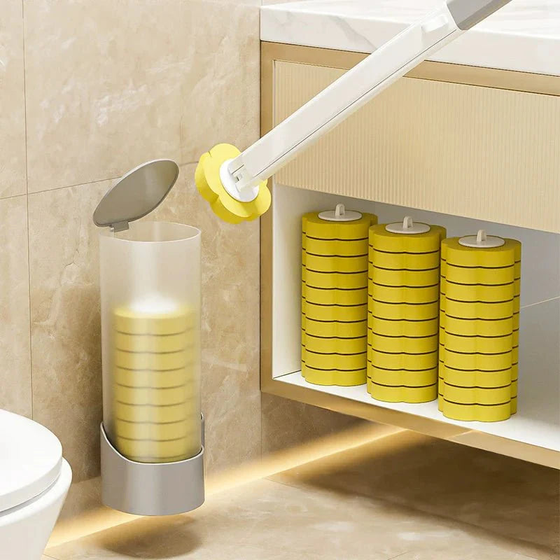 Disposable Scrub Toilet Brush – Hygienic & Effortless Cleaning