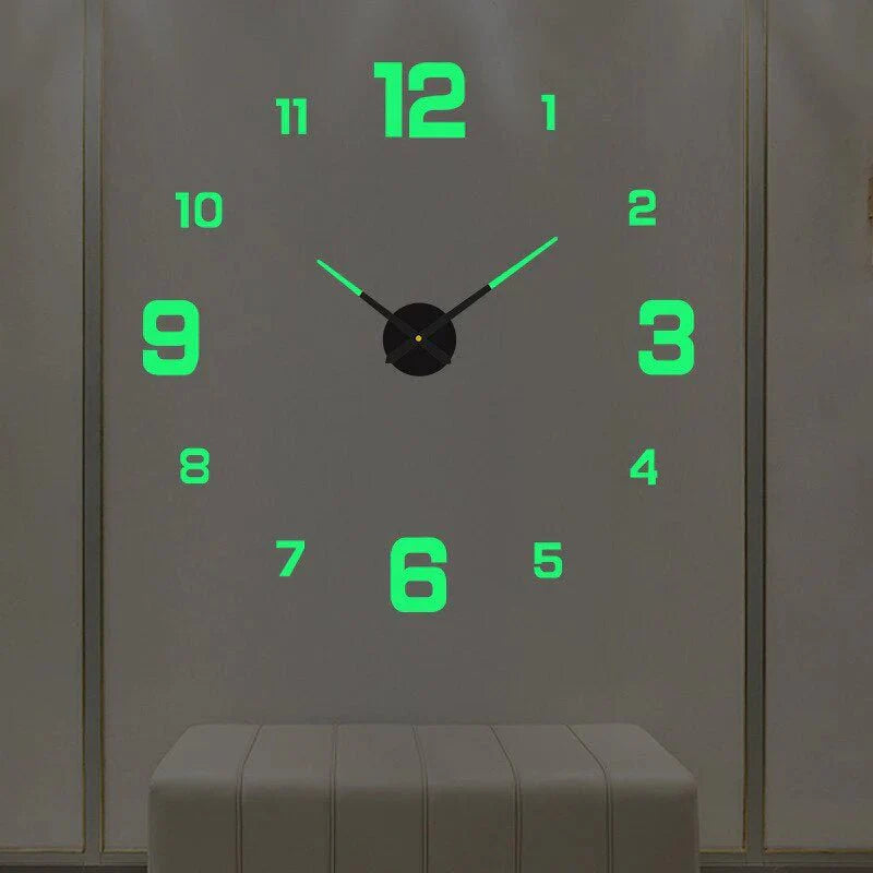 DIY Mountable Wall Clock Acrylic Minimalist Design