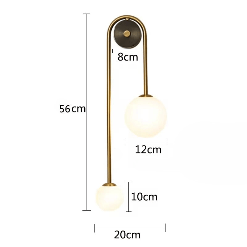 Dual-Globe LED Wall Sconce