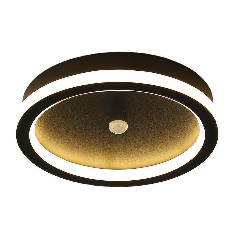 Flush Mount Round LED Ceiling Fixture with Motion Sensor