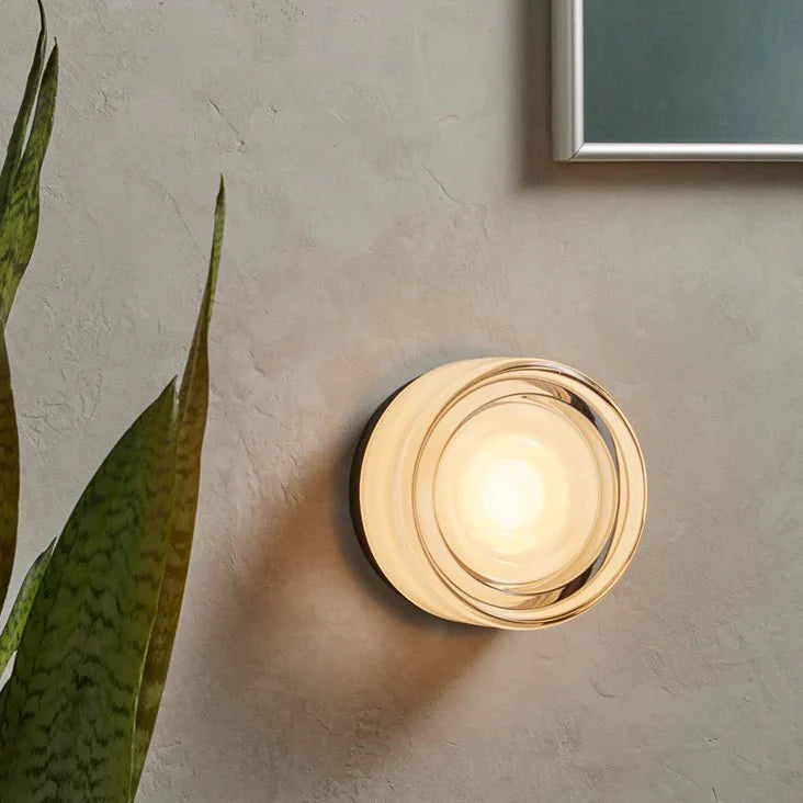 Frosted Glass Wall Sconce