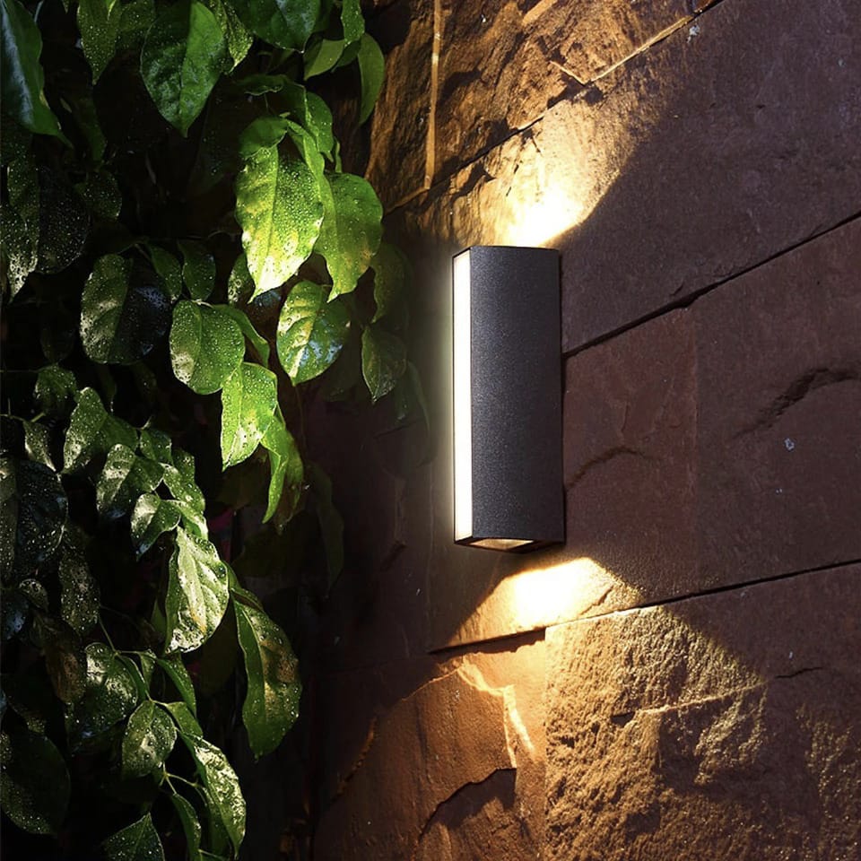 Garden Sconce - Outdoor Up and Down Coastal Wall Light