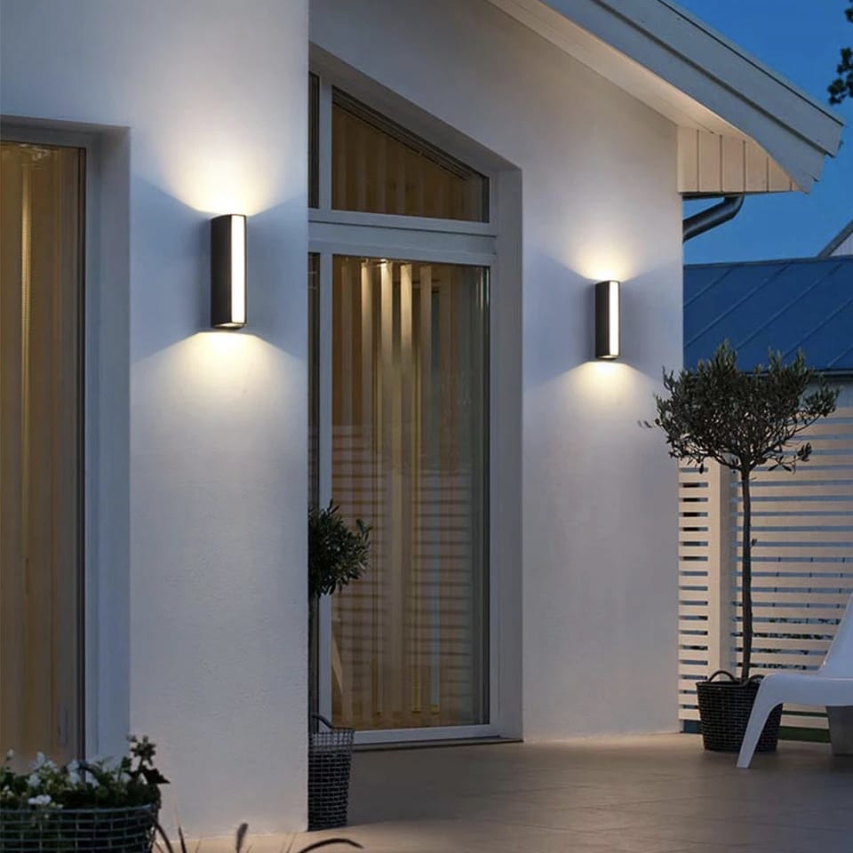 Garden Sconce - Outdoor Up and Down Coastal Wall Light