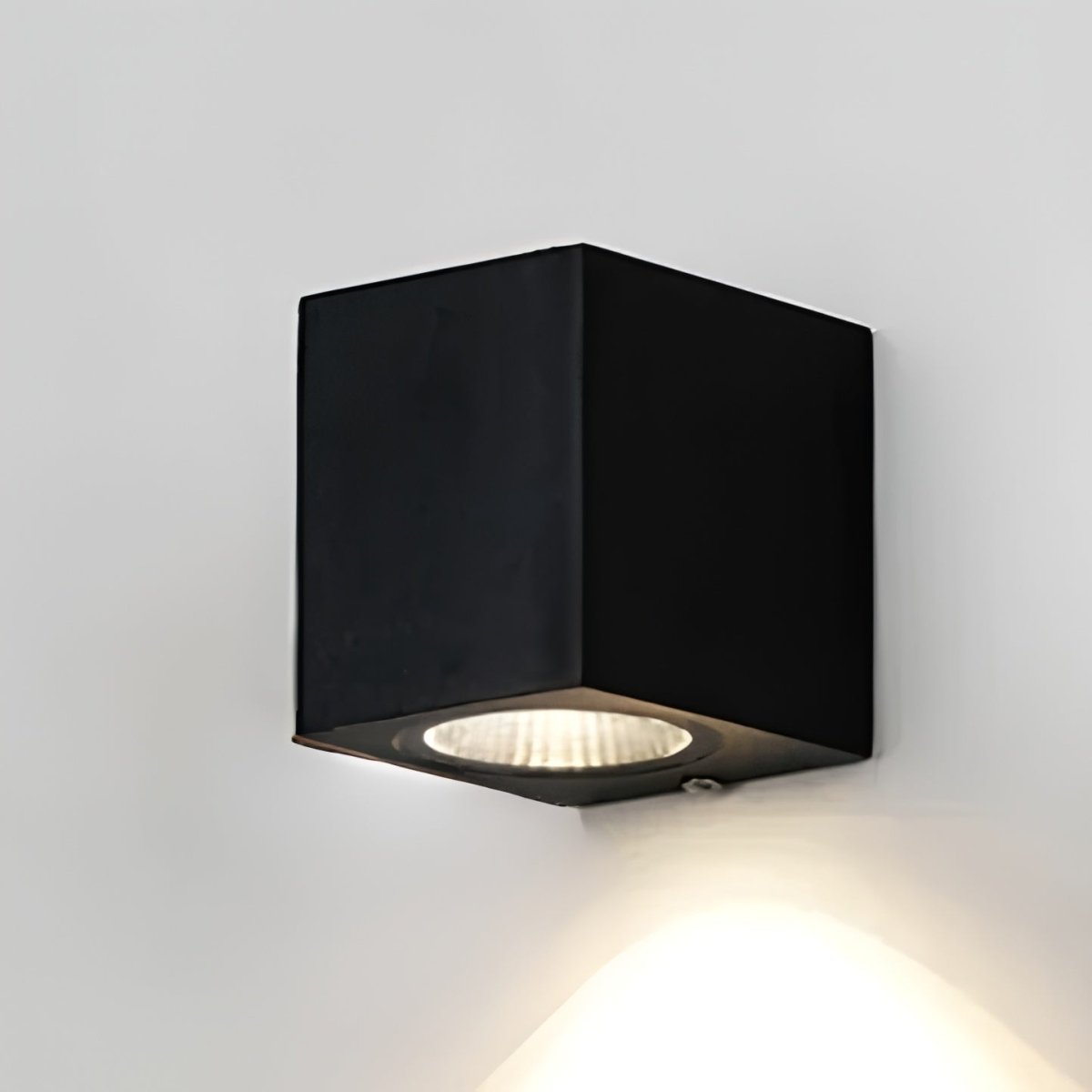 Geometric Black Up Down Wall Light