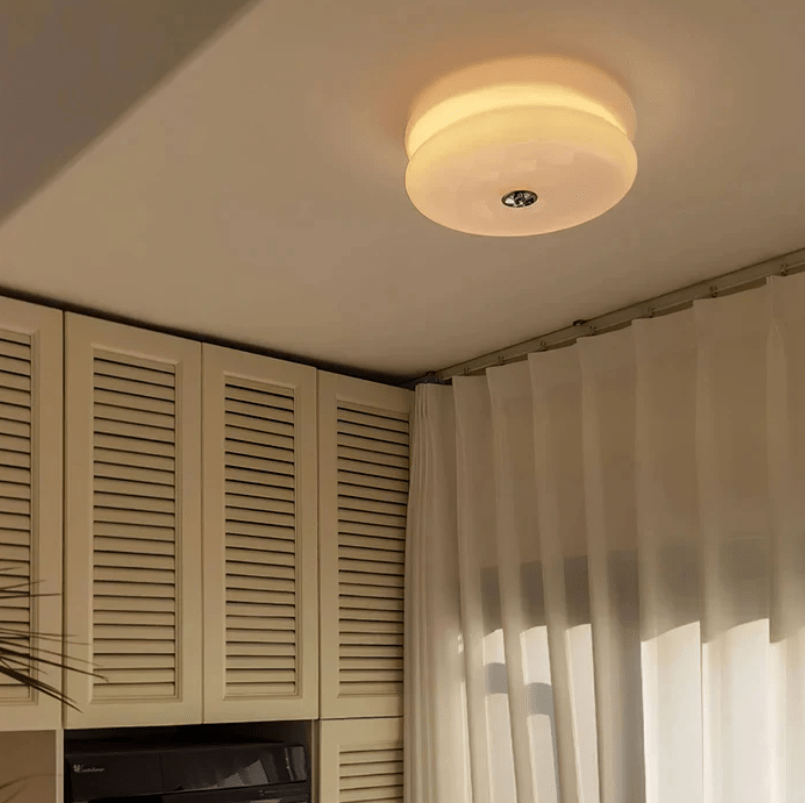 Glass Pudding LED Ceiling Light