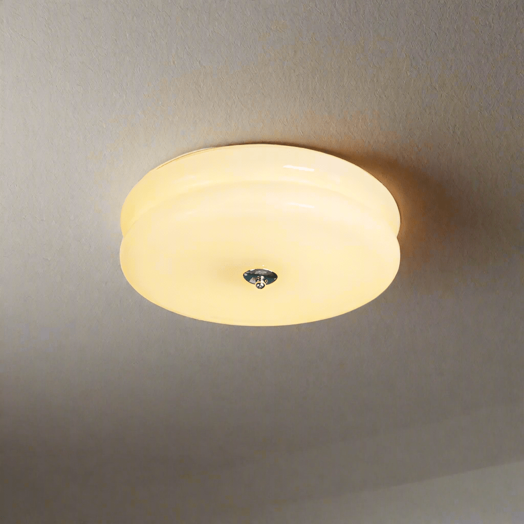 Glass Pudding LED Ceiling Light