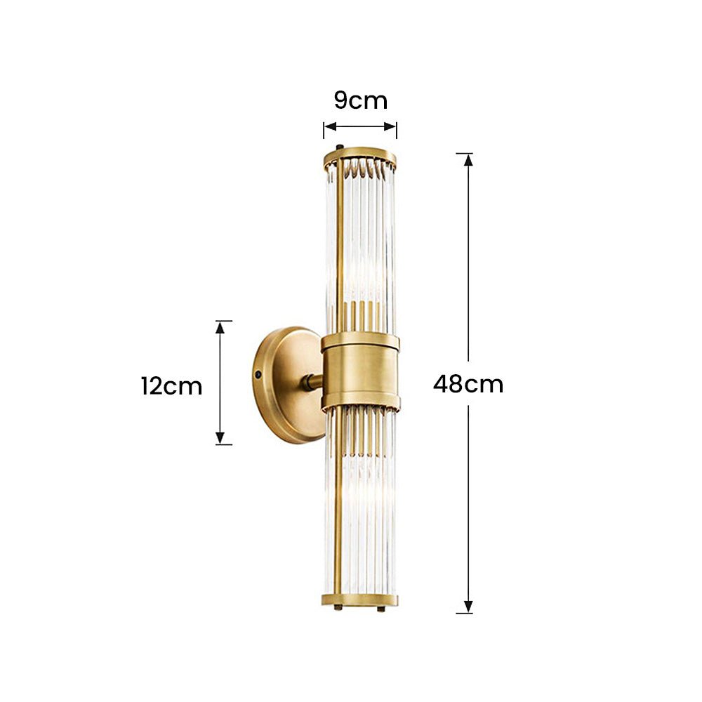 Gold Wall Sconce Light for Bathroom & Hallway