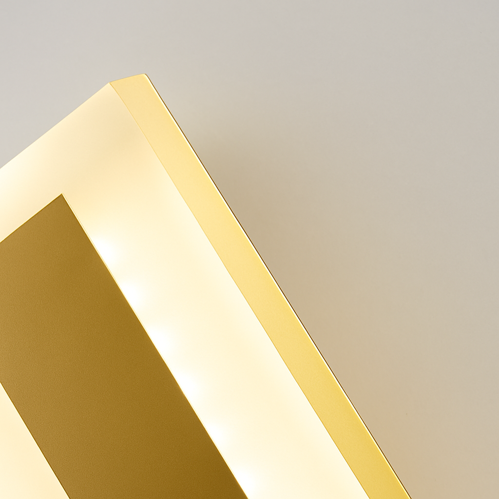 Golden Waterproof LED External Wall Lights