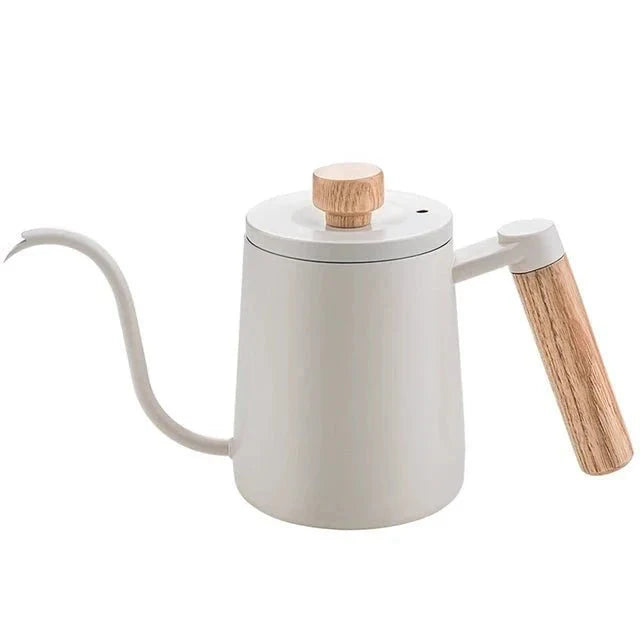 Gooseneck Kettle with Wooden Handle