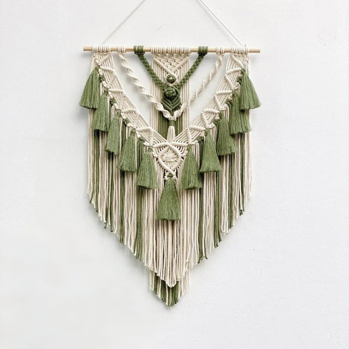 Hand-Woven Boho Macramé Wall Hanging
