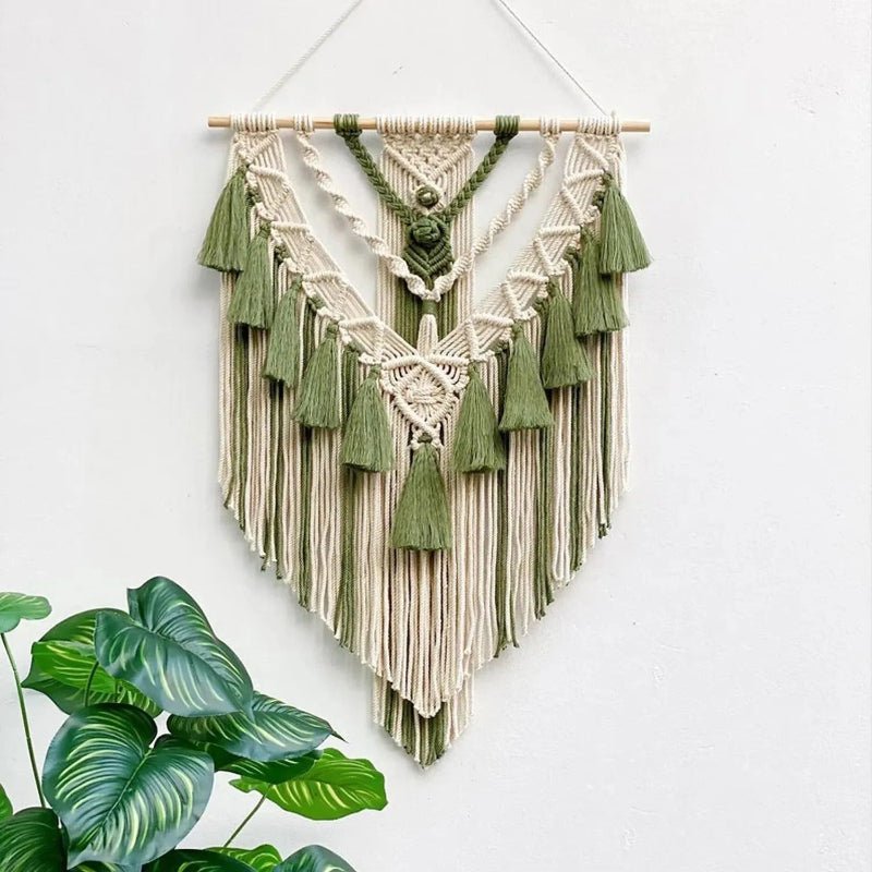 Hand-Woven Boho Macramé Wall Hanging